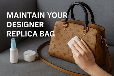 Maintain your designer replica bag