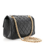 Aged Calfskin Quilted 2.55 Reissue 225 Flap Black - Image 5