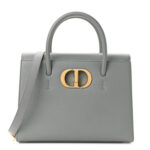 Grained Calfskin Large St. Honore Tote Grey Stone10