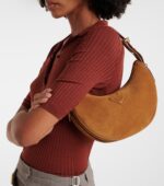 Prada Arqué suede shoulder bag - Image 8