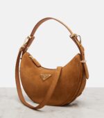 Prada Arqué suede shoulder bag - Image 5
