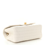 Aged Calfskin Chevron Quilted 2.55 Reissue Mini Flap White - Image 6