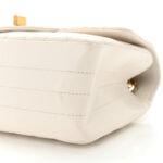 Aged Calfskin Chevron Quilted 2.55 Reissue Mini Flap White - Image 12