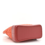 Aged Calfskin Chevron Quilted Small Gabrielle Backpack Dark Red Orange - Image 3