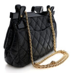 Aged Calfskin Quilted 2.55 Reissue 225 Hanger Flap Black - Image 9