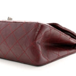 Aged Calfskin Quilted 2.55 Reissue 226 Flap Dark Burgundy - Image 3