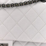 Aged Calfskin Quilted 2.55 Reissue 226 Flap White - Image 10