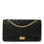 Aged Calfskin Quilted 2.55 Reissue 227 Flap Black - Image 13