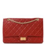 Aged Calfskin Quilted 2.55 Reissue 227 Flap Red