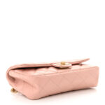 Aged Calfskin Quilted 2.55 Reissue Flap Belt Bag Pink - Image 3