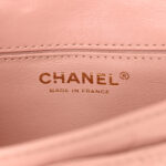 Aged Calfskin Quilted 2.55 Reissue Flap Belt Bag Pink - Image 4
