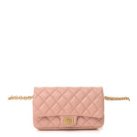 Aged Calfskin Quilted 2.55 Reissue Flap Belt Bag Pink