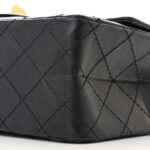 Aged Calfskin Quilted 2.55 Reissue Mini Flap Black - Image 6