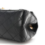 Aged Calfskin Quilted 2.55 Reissue Mini Flap Black - Image 3