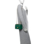 Aged Calfskin Quilted 2.55 Reissue Mini Flap Green - Image 2