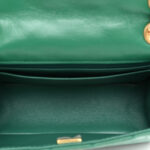 Aged Calfskin Quilted 2.55 Reissue Mini Flap Green - Image 3