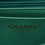 Aged Calfskin Quilted 2.55 Reissue Mini Flap Green - Image 4