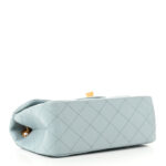 Aged Calfskin Quilted 2.55 Reissue Mini Flap Light Blue - Image 6