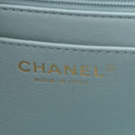 Aged Calfskin Quilted 2.55 Reissue Mini Flap Light Blue - Image 7