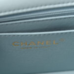 Aged Calfskin Quilted 2.55 Reissue Mini Flap Light Blue - Image 8