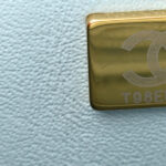 Aged Calfskin Quilted 2.55 Reissue Mini Flap Light Blue - Image 9