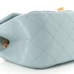 Aged Calfskin Quilted 2.55 Reissue Mini Flap Light Blue - Image 10
