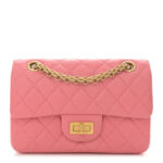 Aged Calfskin Quilted 2.55 Reissue Mini Flap Pink - Image 9