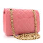 Aged Calfskin Quilted 2.55 Reissue Mini Flap Pink - Image 10