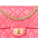 Aged Calfskin Quilted 2.55 Reissue Mini Flap Pink - Image 9