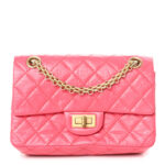 Aged Calfskin Quilted 2.55 Reissue Mini Flap Pink
