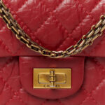 Aged Calfskin Quilted 2.55 Reissue Mini Flap Red - Image 8
