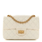 Aged Calfskin Quilted 2.55 Reissue Mini Flap White - Image 5