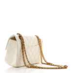 Aged Calfskin Quilted 2.55 Reissue Mini Flap White - Image 6
