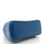 Aged Calfskin Quilted Gabrielle Backpack Blue - Image 10