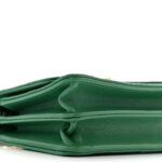 Aged Calfskin Quilted Mini Reissue Wallet On Chain WOC Green - Image 11