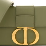 Box Calfskin 30 Montaigne Box Bag Mint Green - Image 8