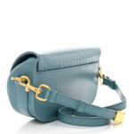 Box Calfskin East West Bobby Bag Blue - Image 3