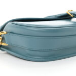 Box Calfskin East West Bobby Bag Blue - Image 9