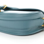 Box Calfskin East West Bobby Bag Blue - Image 10