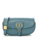 Box Calfskin East West Bobby Bag Blue