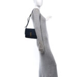 Box Calfskin Monogram Medium Solferino Satchel Deep Marine - Image 2