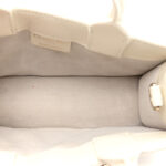 Calfksin Macrocannage Mini Book Tote White - Image 5