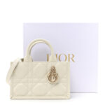 Calfksin Macrocannage Mini Book Tote White - Image 4