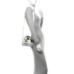 Calfskin Animal Print Micro Dior Vibe Zip Bowling Bag White Multicolor - Image 2