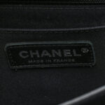 Calfskin Braided Small Chic Flap Black - Image 3