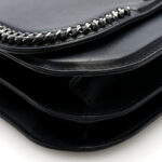Calfskin Braided Small Chic Flap Black - Image 5