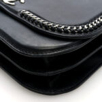 Calfskin Braided Small Chic Flap Black - Image 6