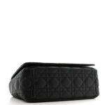 Calfskin Cannage Medium Caro Bag Black - Image 4