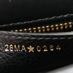 Calfskin Cannage Medium Caro Bag Black - Image 7