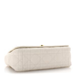 Calfskin Cannage Small Caro Bag Ivory - Image 4